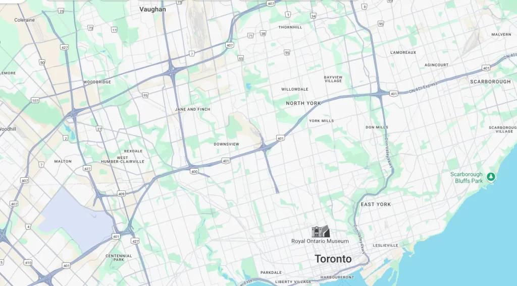 google map of toronto,google map, toronto